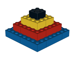 James Jessiman's pyramid model, as shown in LDView.